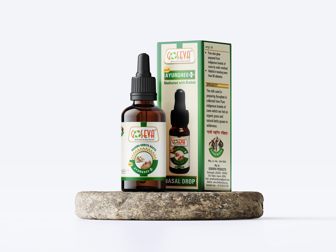 Unlock Your Brain’s Potential: The Ayurvedic Secret of Brahmi Nasal Drops for Memory, Focus & Stress Relief - Goseva