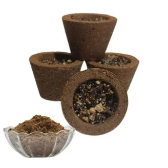 Dashang Dhoop Cups 12 - Ten-Herb Sambrani Dhoop for Pooja | Goseva