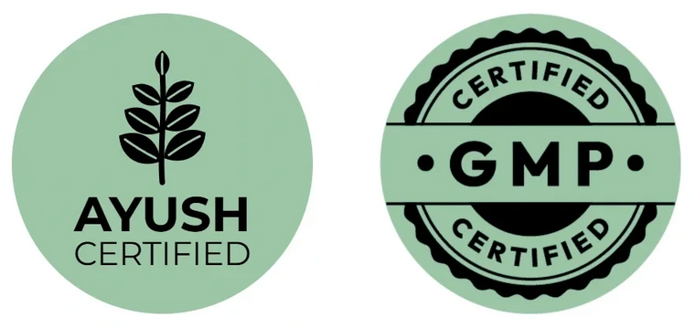 AYUSH certified and GMP certified