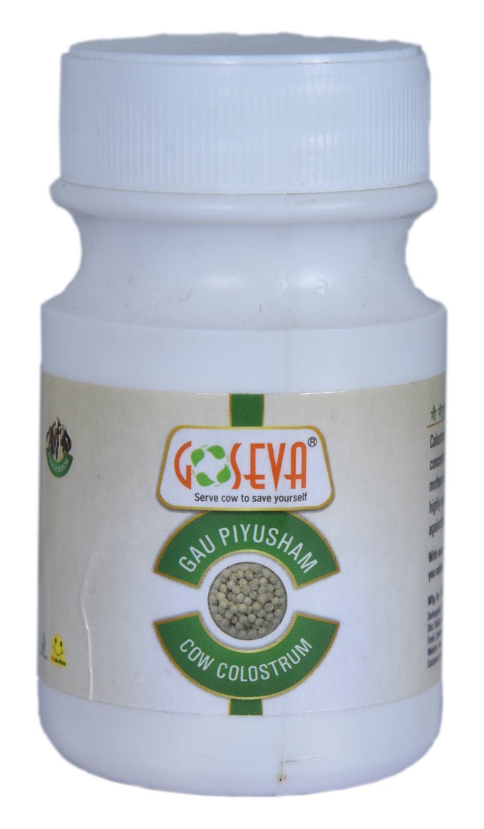 Cow Colustrum Protein Supplements (60 Capsules) - Goseva