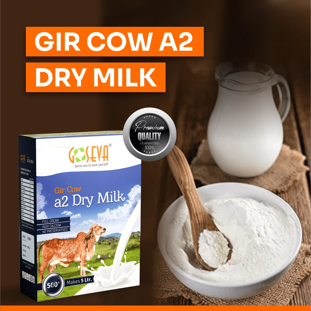Gir Cow A2 Dry Milk - Goseva