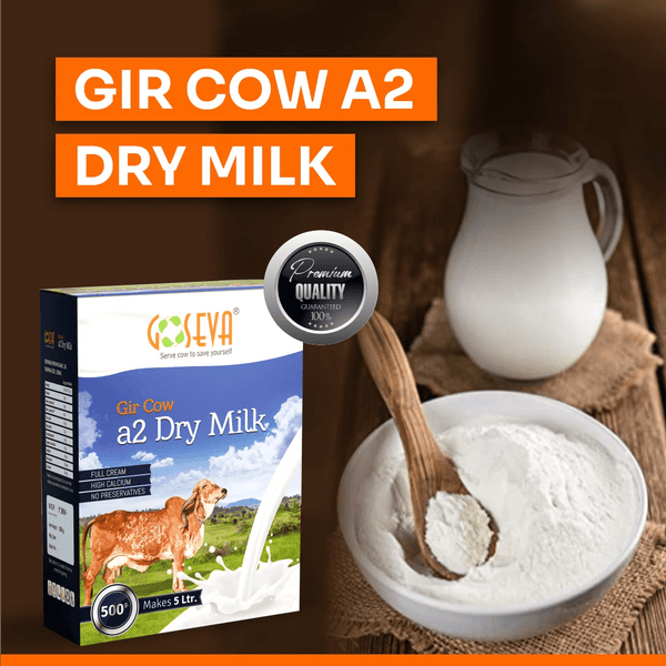 Gir Cow A2 Dry Milk - Goseva