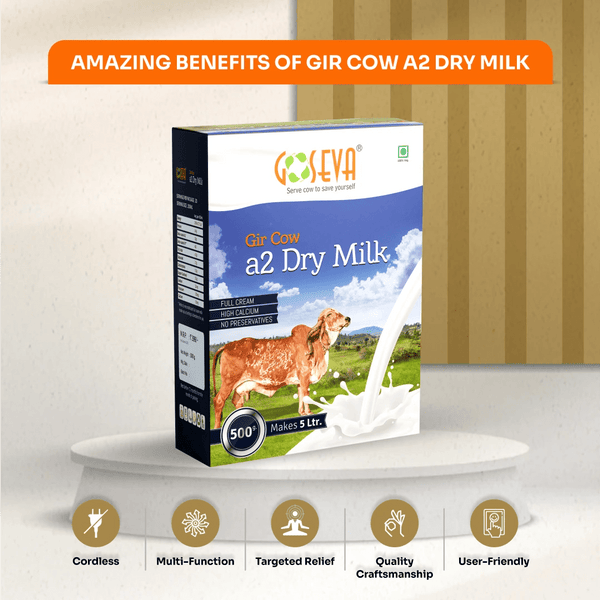 Gir Cow A2 Dry Milk - Goseva
