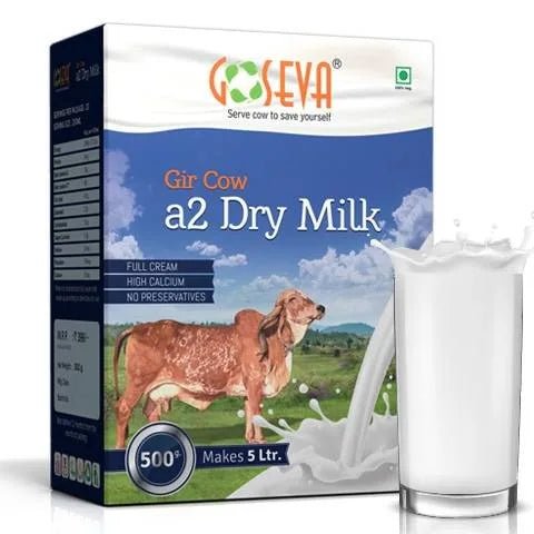 Gir Cow A2 Dry Whole Milk Powder - Goseva