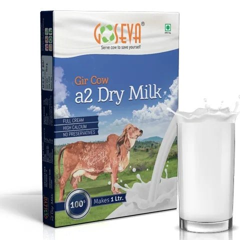 Gir Cow A2 Dry Whole Milk Powder - Goseva