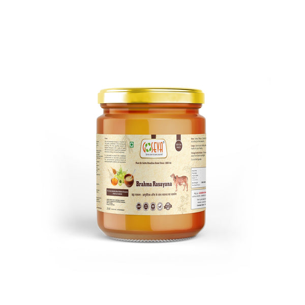 Goseva Brahmrasayan | Traditional Vedic Brain Tonic with A2 Gir Cow Ghee & Ayurvedic Herbs - Goseva
