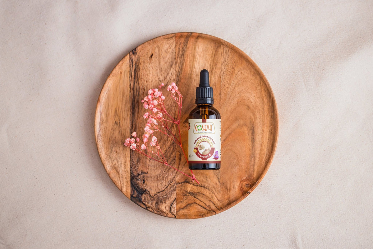 Goseva Kumkumadi Tailam | Saffron Infused A2 Gir Cow Ghee Skin Oil | For Face Glow & Radiance - Goseva