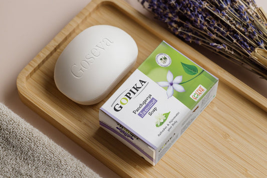 Jasmine Panchgavya Bath Soap - Natural Ayurvedic Body Soap | Goseva