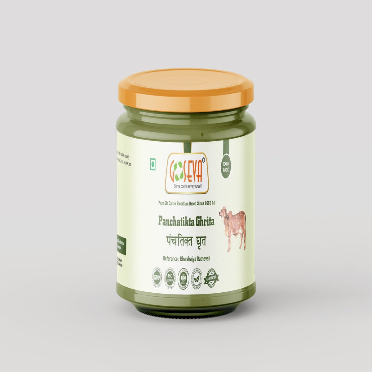 Panchtikta Ghrita - A2 Gir Cow Ghee Ayurvedic Skin & Detox Support | Goseva