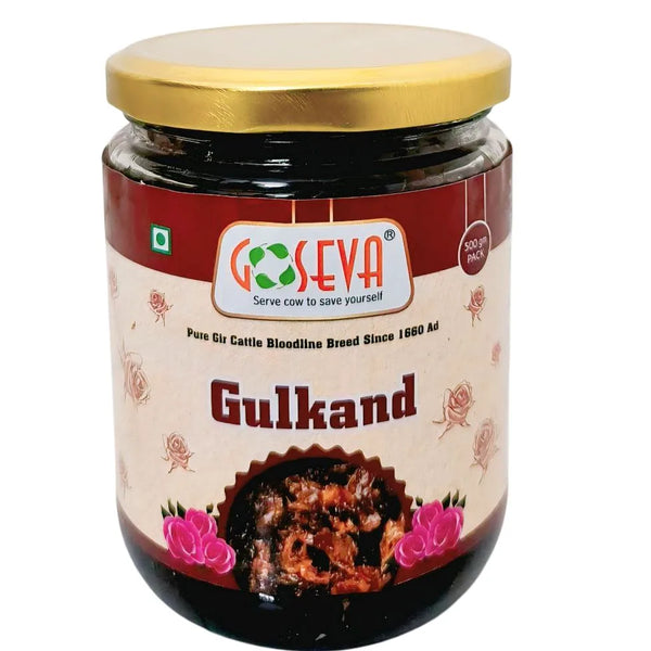 Goseva Ayurvedic Gulkand made from desi rose petals and mishri