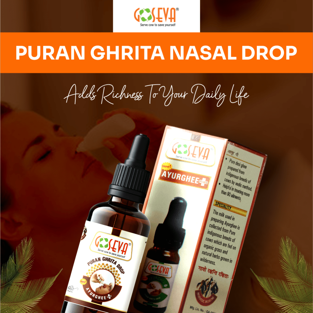 Puran Ghrit Nasal Drop - Goseva