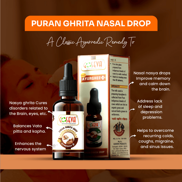 Puran Ghrit Nasal Drop - Goseva