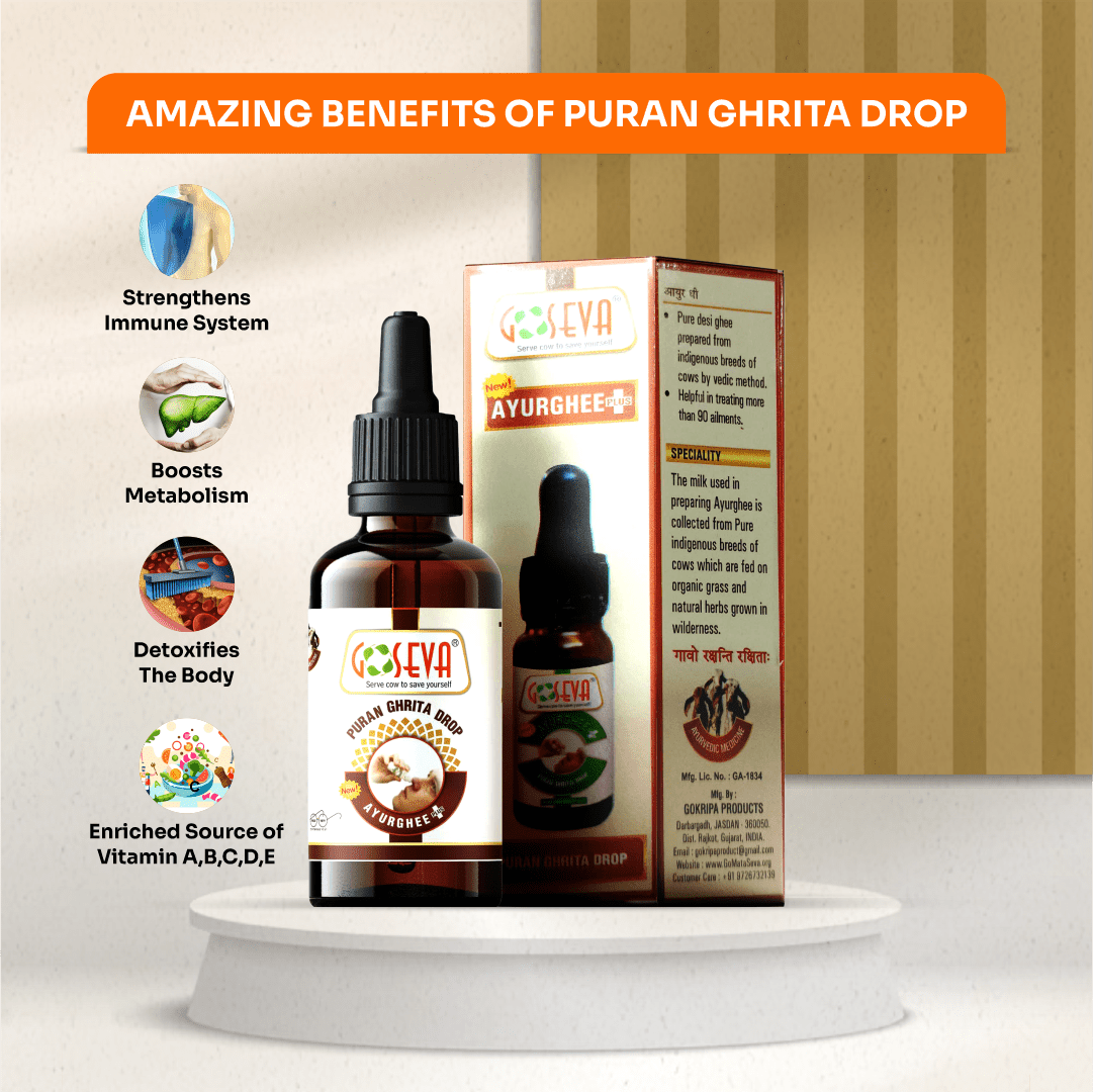 Puran Ghrit Nasal Drop - Goseva