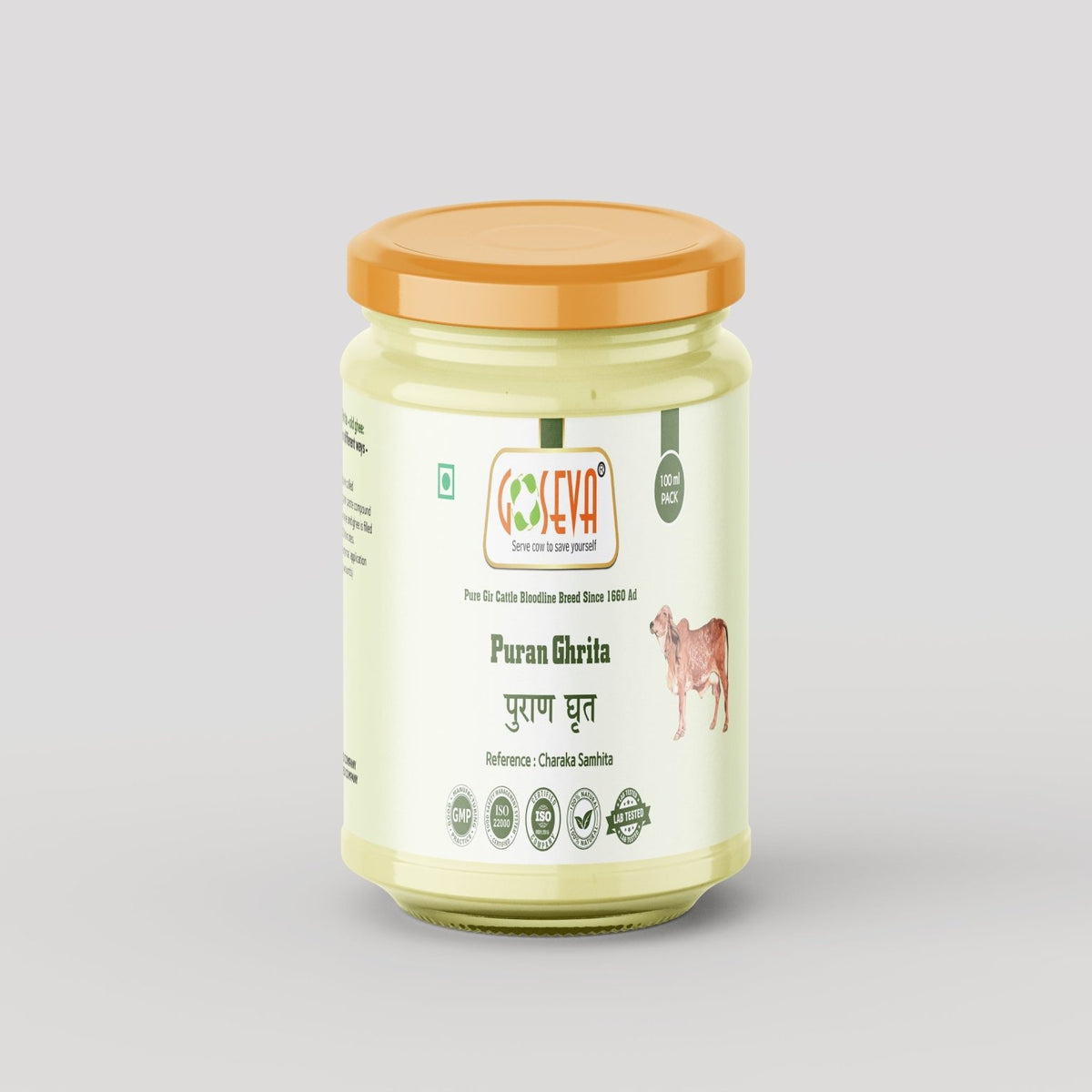 Puran Ghrita - Aged A2 Gir Cow Ghee Ayurvedic Rasayana | Goseva