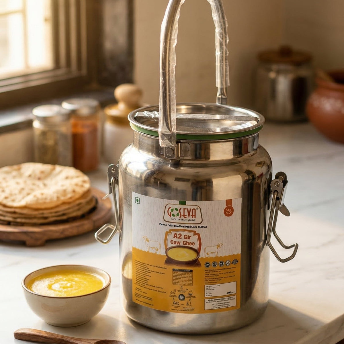 Pure A2 Gir Cow Ghee – Traditional Vedic Purity for Modern Wellness - Goseva