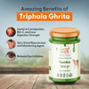 Triphala Ghrita 100ml - A2 Gir Cow Ghee Ayurvedic Eye & Digestion Support | Goseva